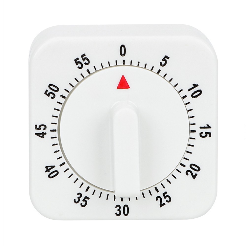 1 Kitchen Timer 60 Minute Timing Bell Alarm Sound Home Baking Cooking Mechanical