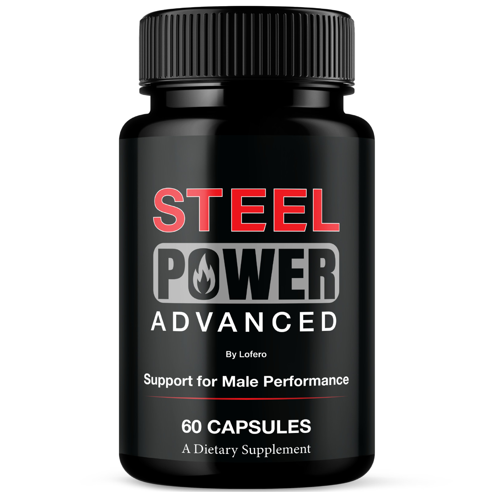 Steel Power Capsules For Men SteelPower Pills Male Performance Supplement (60ct)