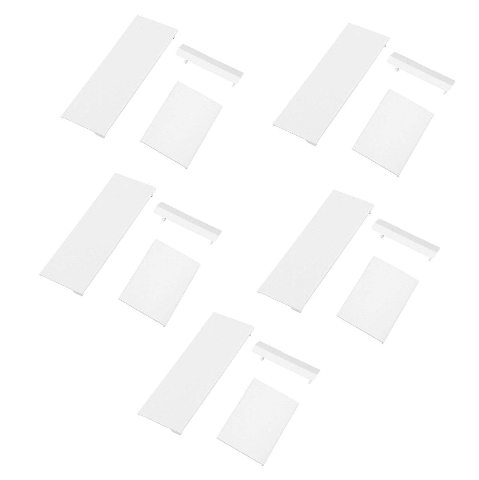 15pcs ABS  Memory Card Door Slot Cover Lids For Nintendo Wii Game Console Part