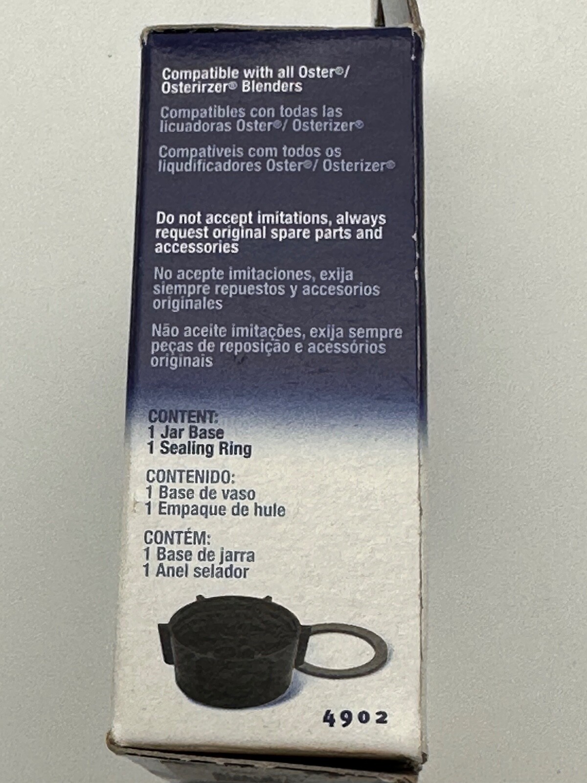 Oster #4902 Blender Jar Base With Sealing Ring
