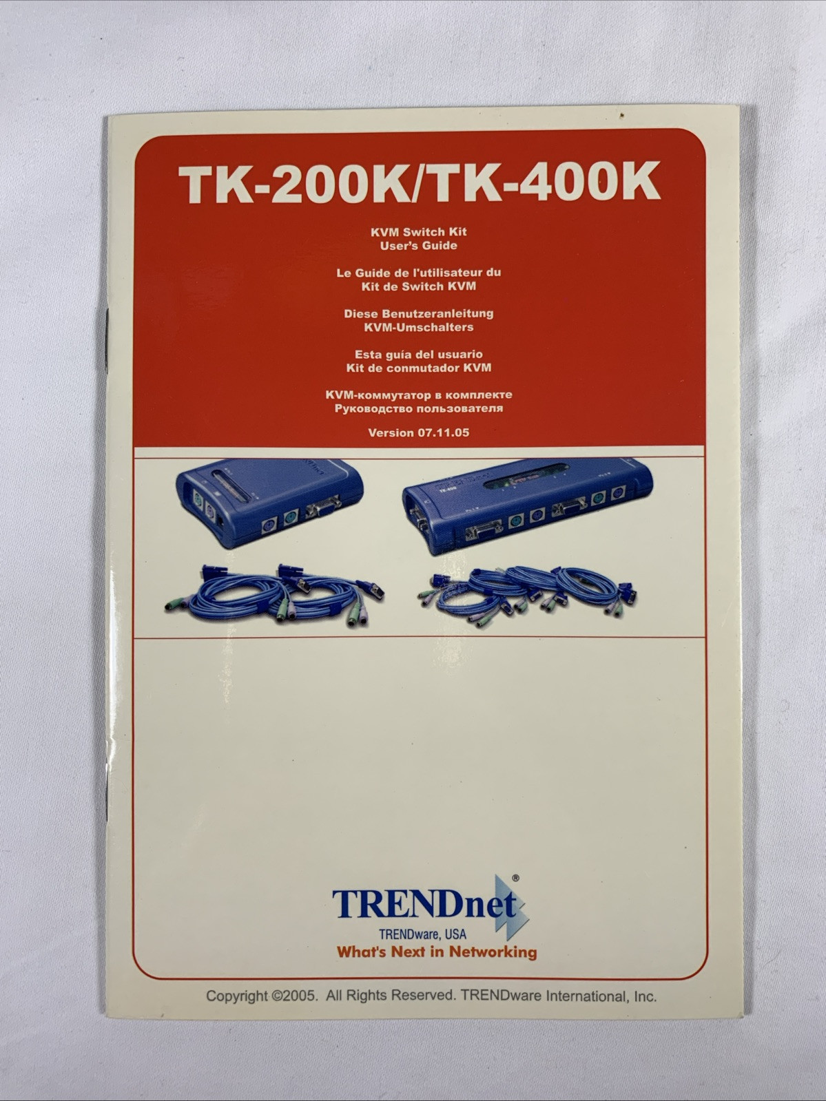 TK-200K/TK-400K KVM Switch User's Guide