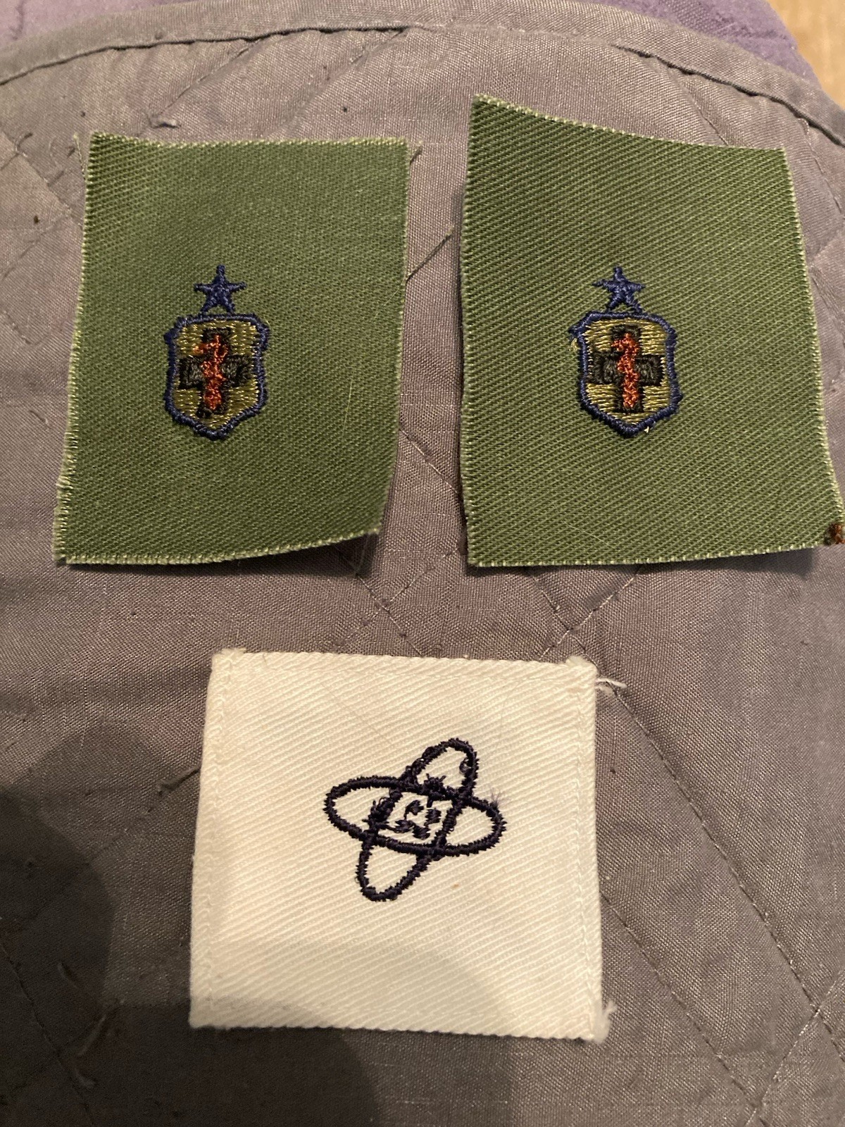 3 Vintage U. S. Military Patches 2 Air Force 1 Navy