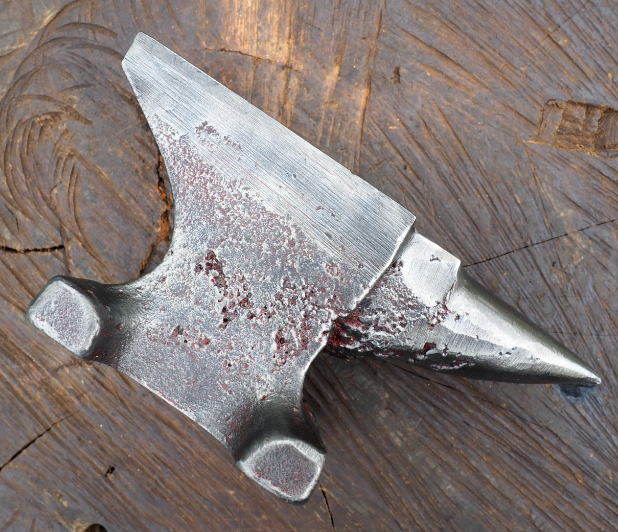 SMALL 10LB "VULCAN" BLACKSMITH ANVIL #0 CRAFT LEATHER JEWELER BENCH TOP TINSMITH