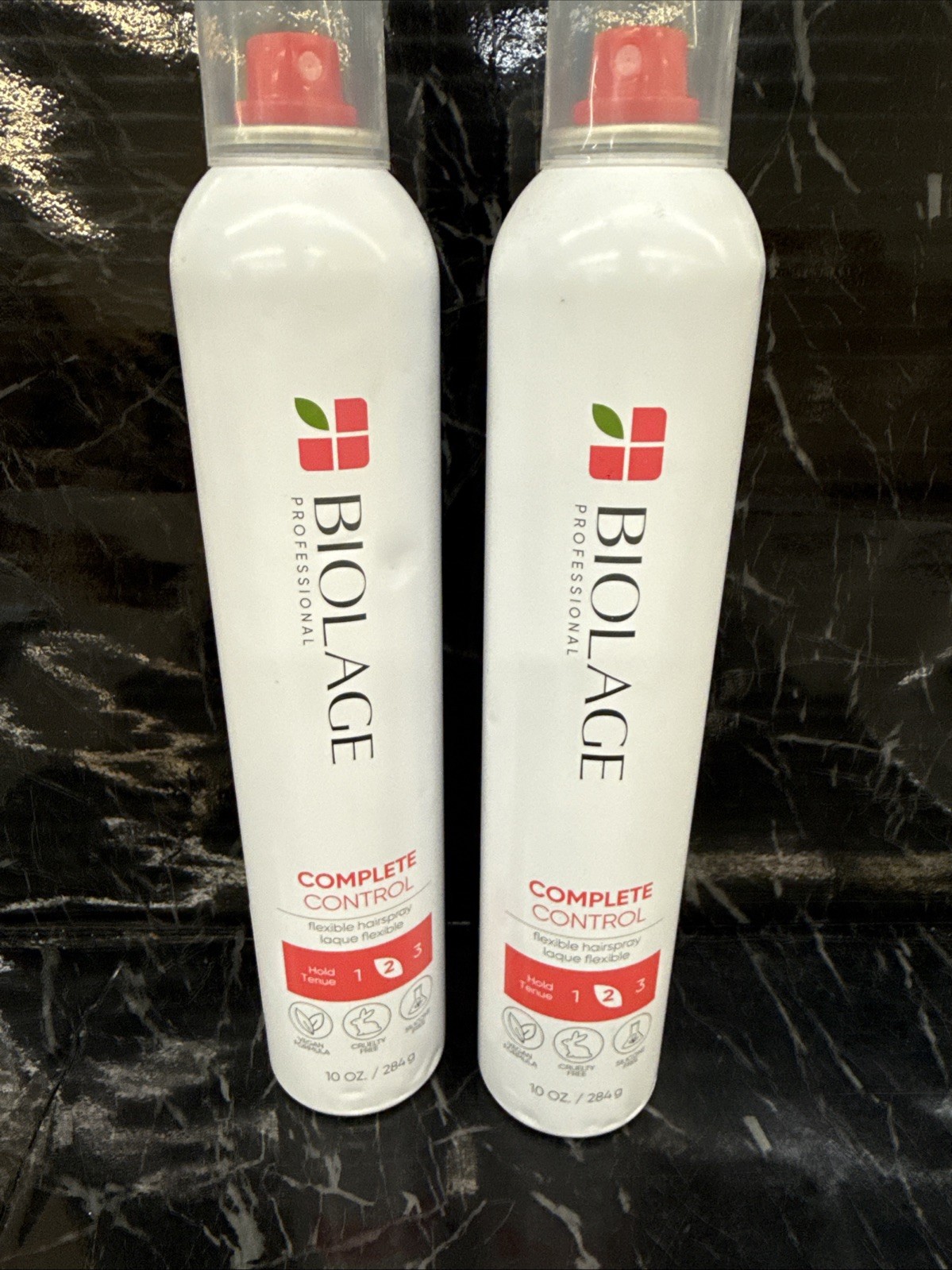 2x Biolage Complete Control Fast-Drying Hairspray #2 hold 10 oz new