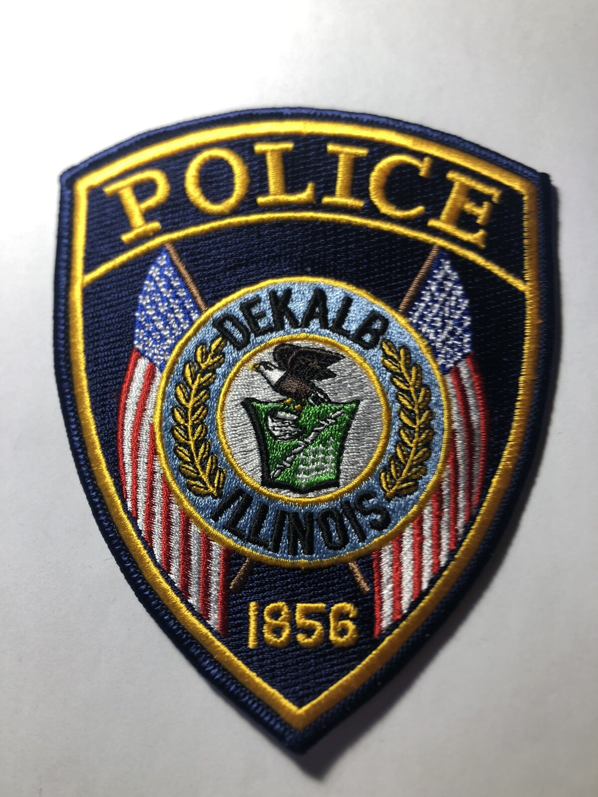Dekalb Illinois Police Patch ~ 1856