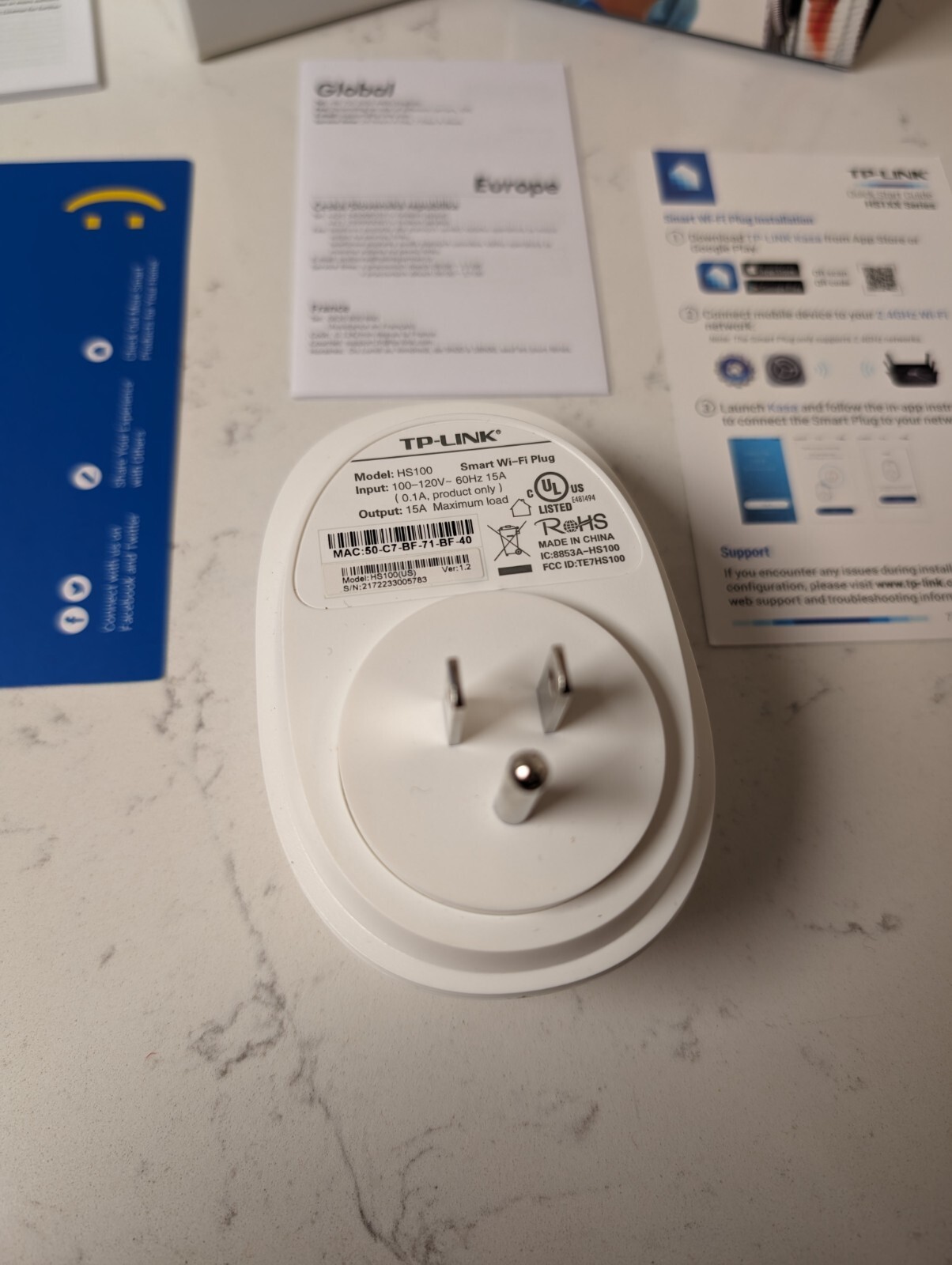 TP-Link Smart Wi-Fi Plug HS100