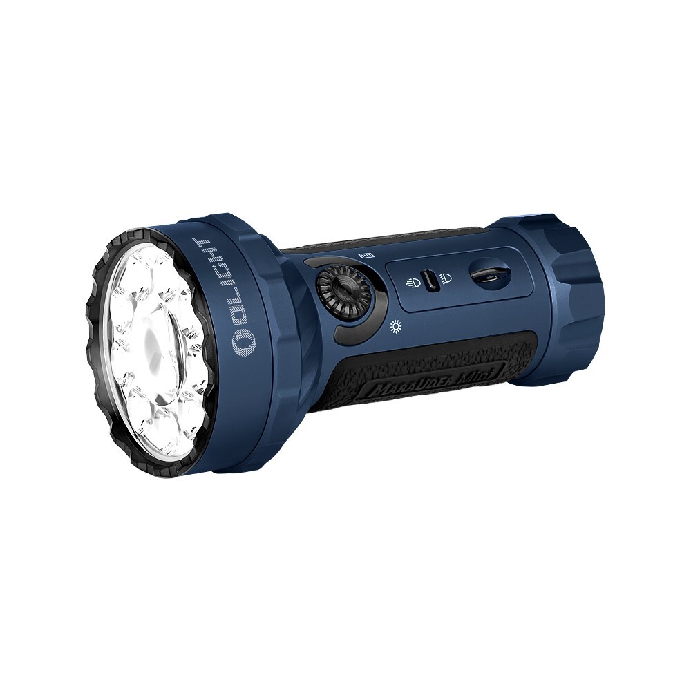 Olight Marauder Mini Midnight Blue Rechargeable LED Flashlight, 7000 Lumen