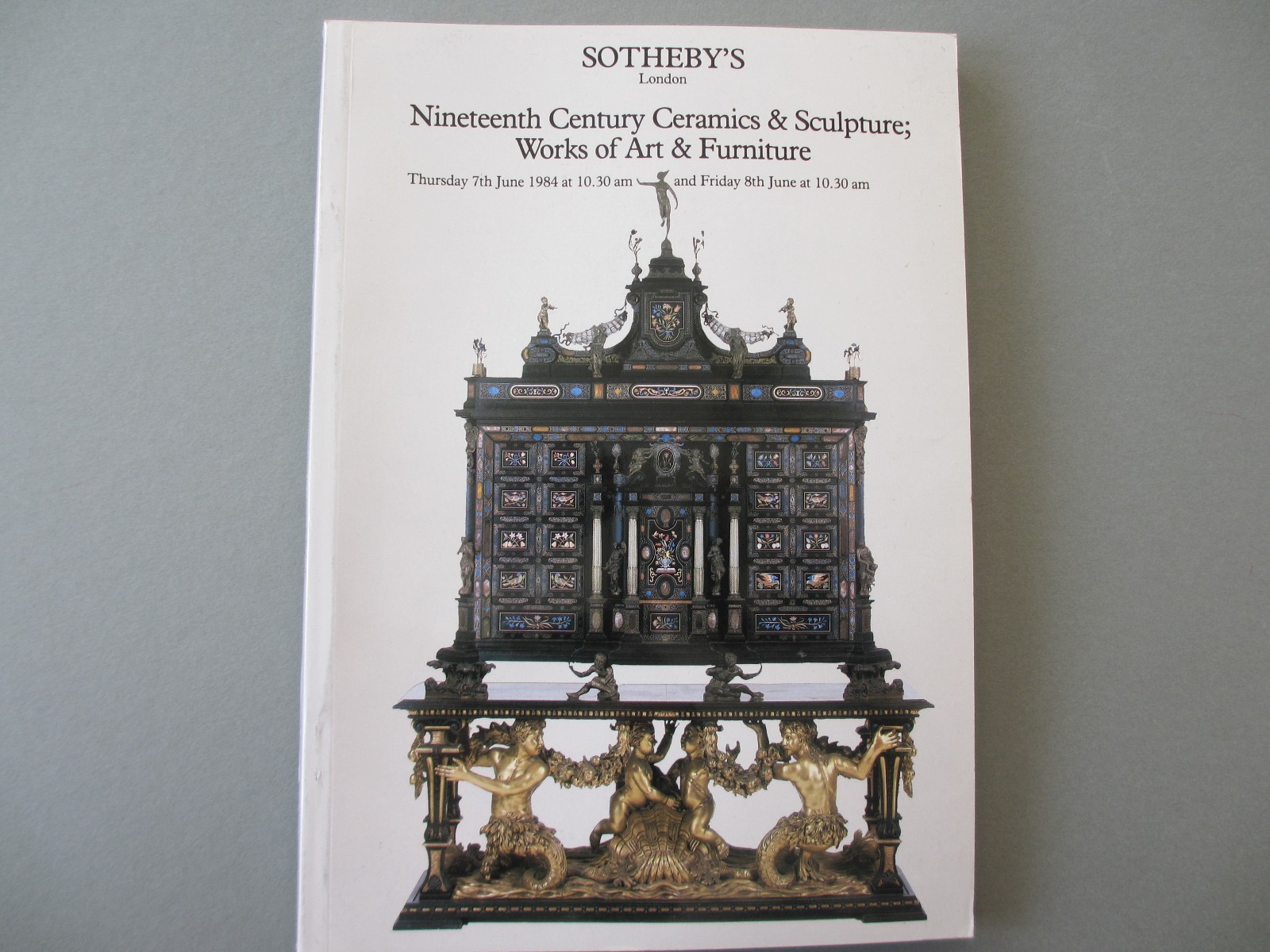 19 Century Ceramics & Sculpture, Works of Art, Furniture. Sotheby's, London 1984