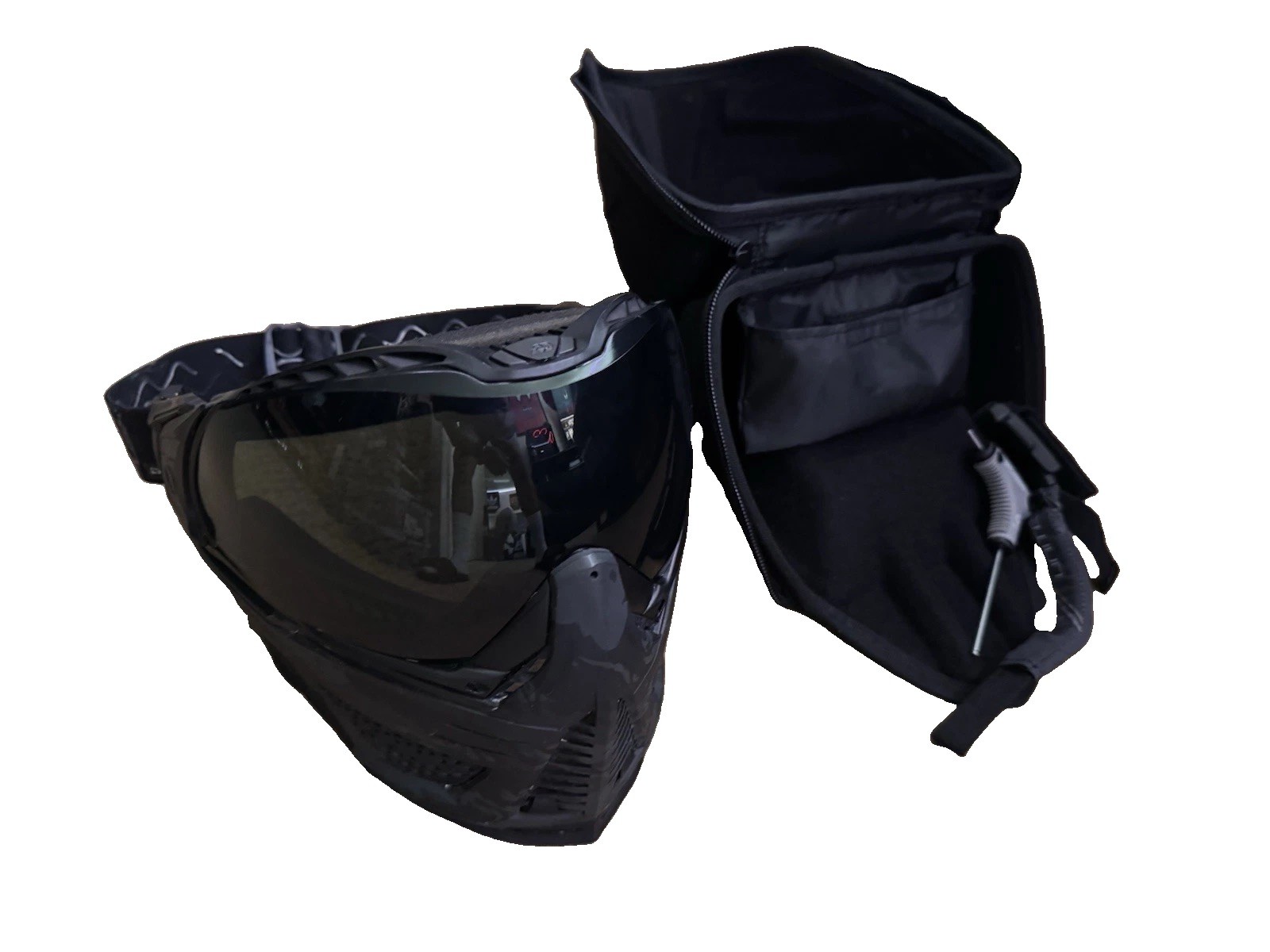 Push Unite Paintball Mask Black Camo
