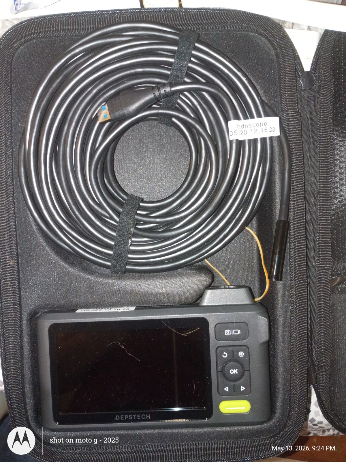 DEPSTECH Endoscope DS520 high performance industrial endoscope 5-in is IPS hyper