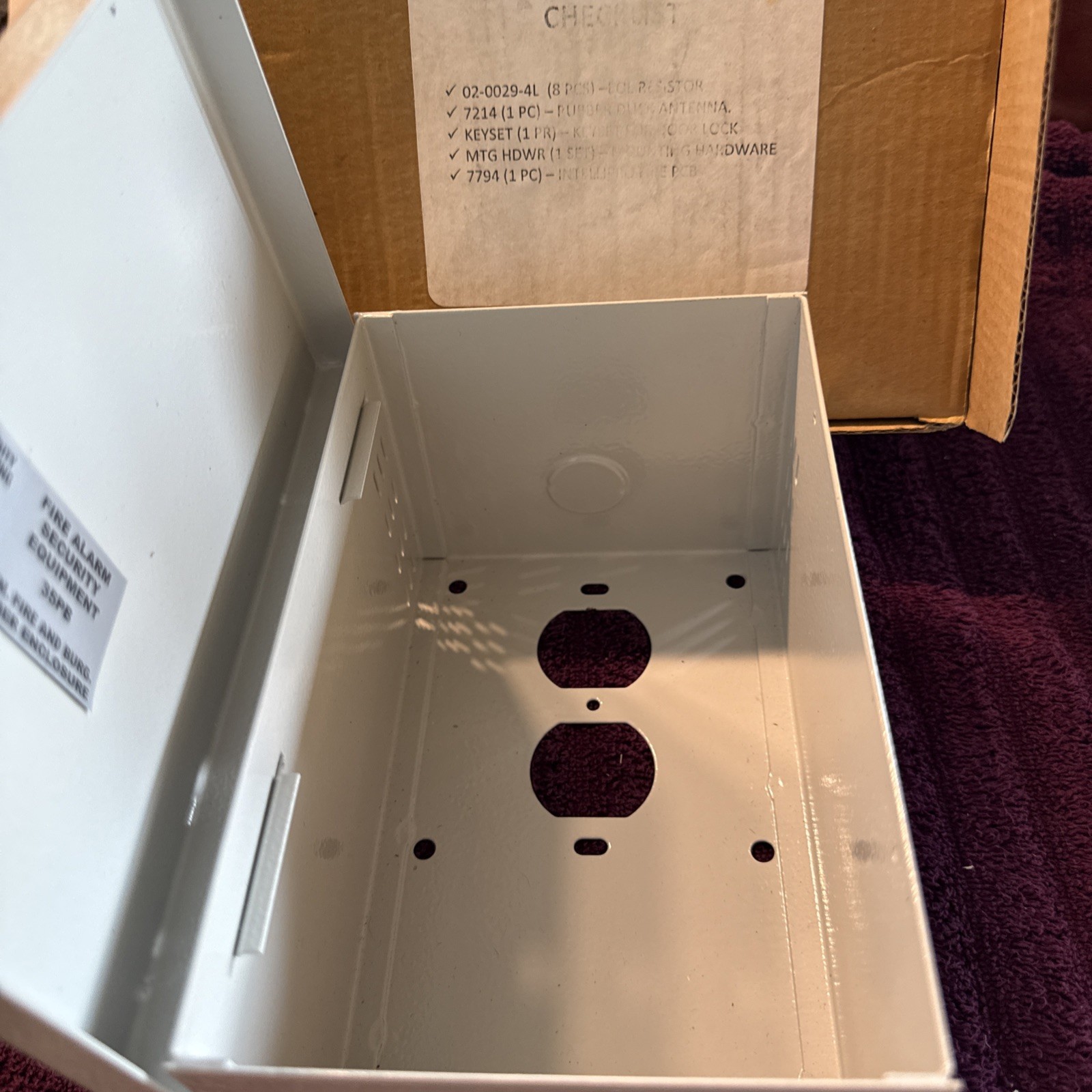AES 1640-ENCL  IntelliNet 2.0 Class 2 Transformer Enclosure NOS Free Shipping