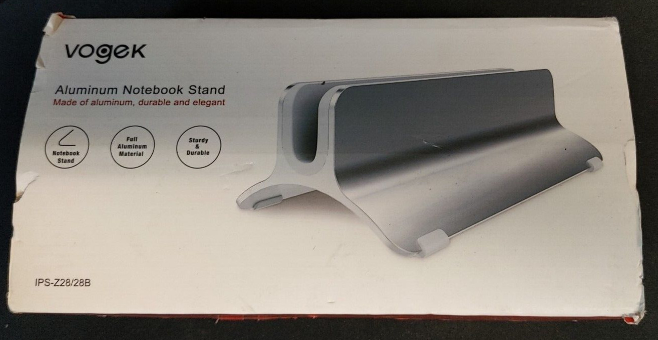 Notebook Stand Vogek IPS-Z28 Solid Aluminum  Durable & Elegant + Silicon Insert