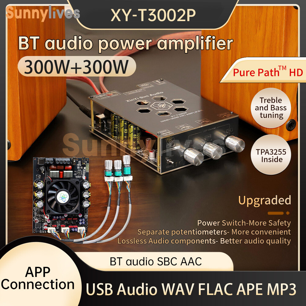TPA3223 TPA3255 Digital Amplifier Board Bluetooth Audio Power Amplifier Module