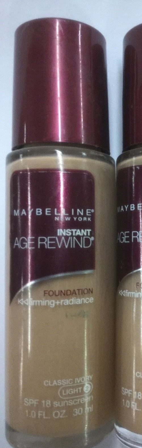 ONE X Maybelline Instant Age Rewind Foundation CLASSIC IVORY (LIGHT-2) New,