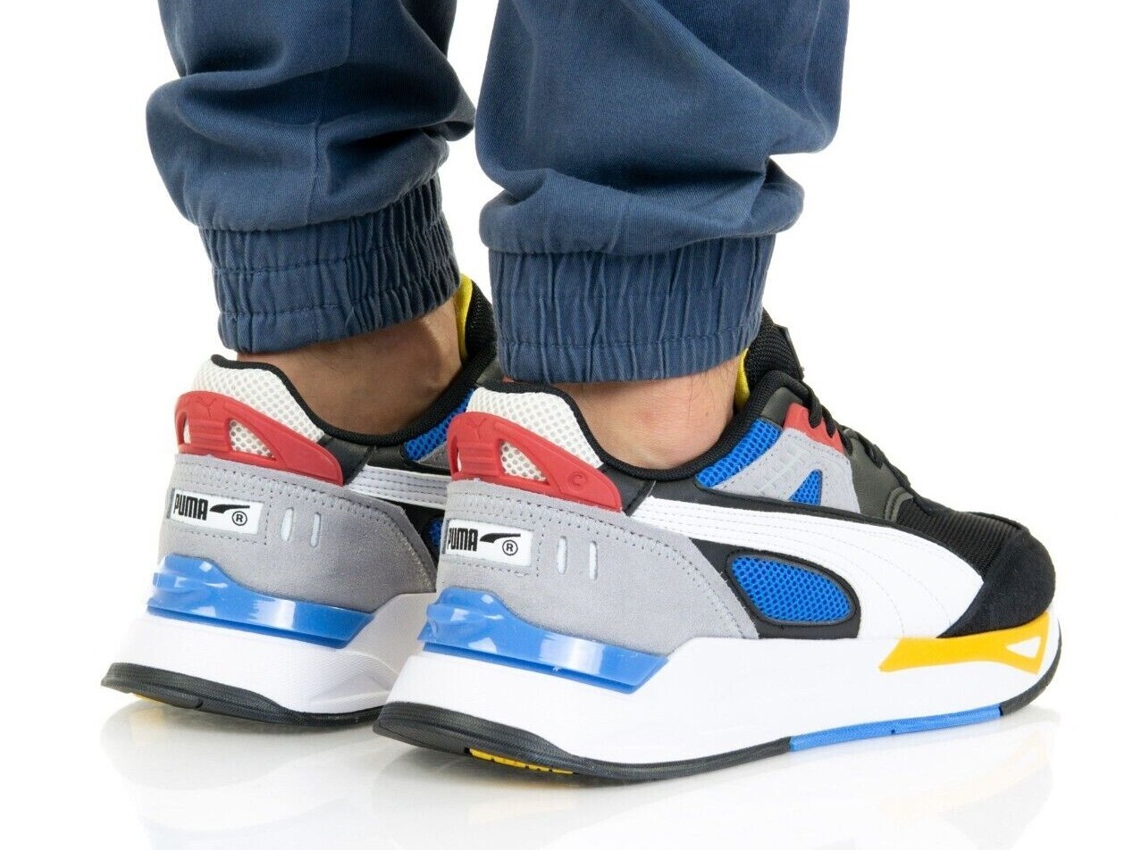 PUMA MIRAGE SPORT REMIX 381051-01 BLACK/MILTICOLOR MEN'S RUNNING CASUAL SHOES