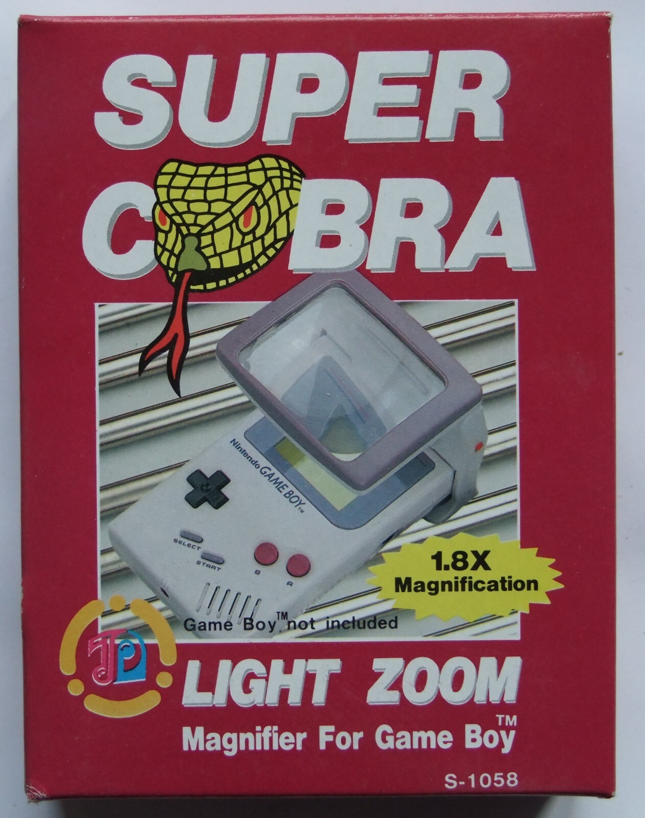 LIGHT ZOOM MAGNIFER 1.8 X FOR GAME BOY LIGHT MAGNIFYING LENS GAME BOY