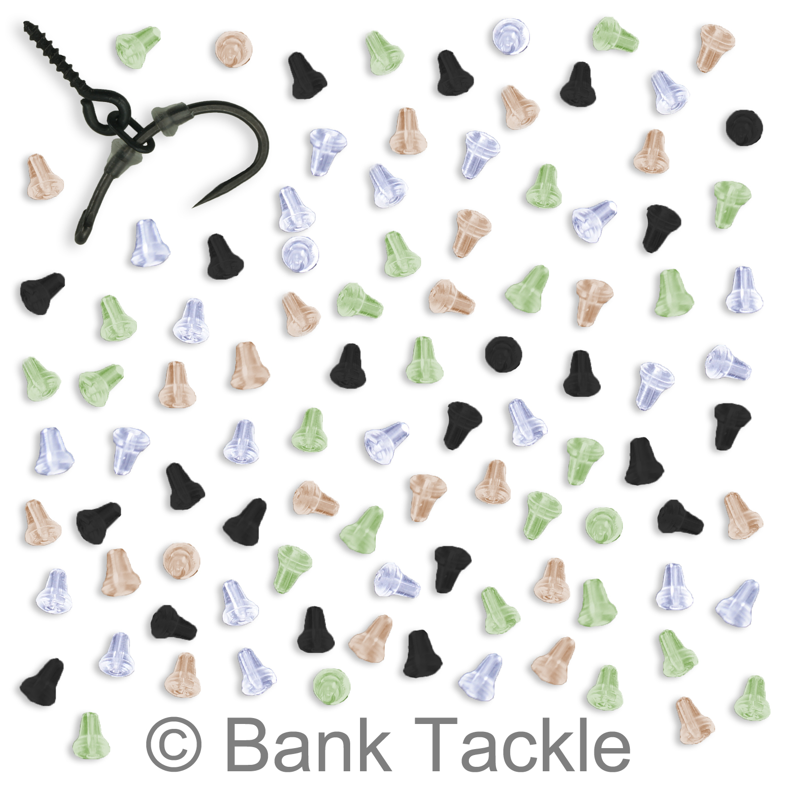 Hook Stops Rubber Shank Beads Carp Fishing Terminal Tackle Pop Up Baits and Rigs