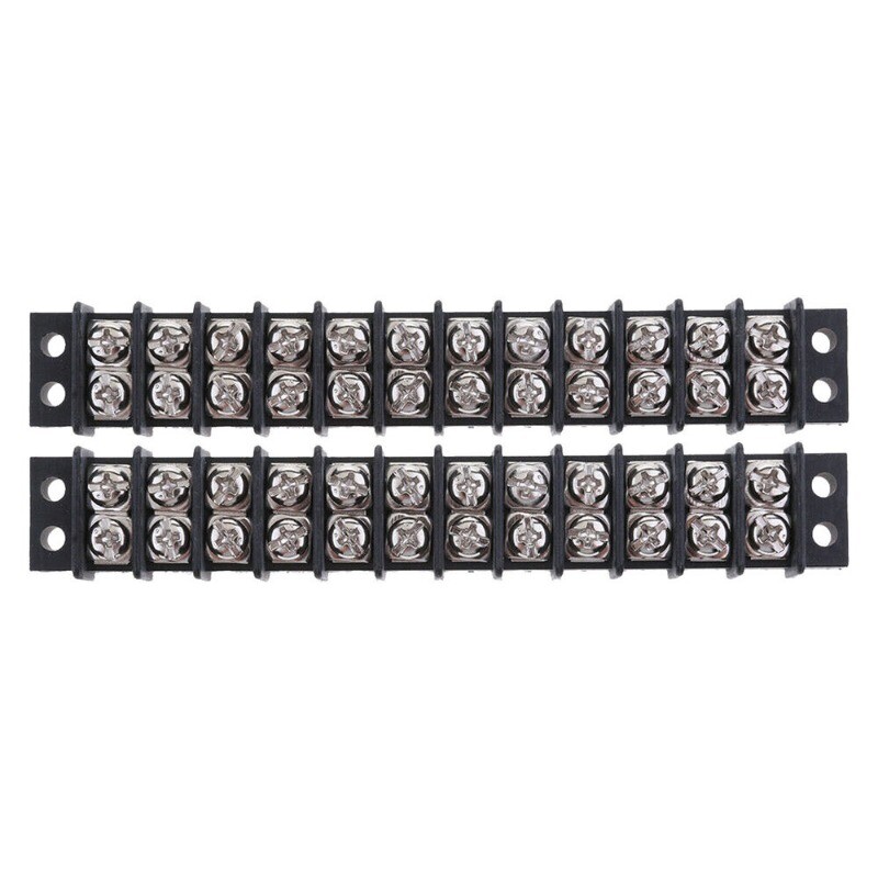 12 30A 12V Junction Block, Bus Bar Terminal in Plated Brass 2024 NEW FAST SHIP