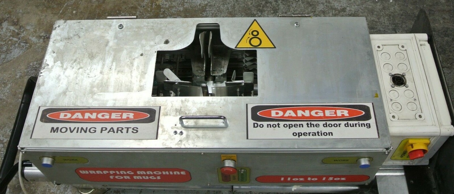 Industrial Wrapping Machine for Mugs HAWM2016 -- FOR PARTS/ UNTESTED!!