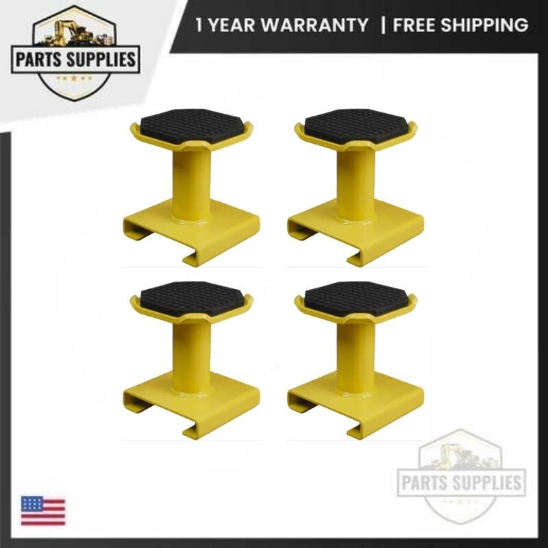 Set of 4 Slip-On 6" Height Ext LDH fits Challenger Lift 20000 21000 26000 30000
