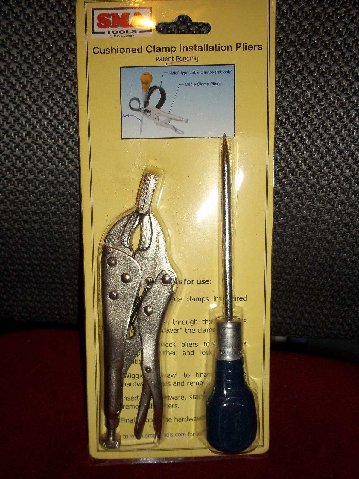 Aviation Aircraft Adel Clamp Installation Pliers Awl SMA Tools VANS Airplane New