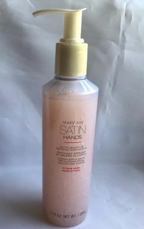 Mary Kay Satin Hands CITRUS ROSE Satin Smoothie Refining Shea Hand Scrub 7.75 oz