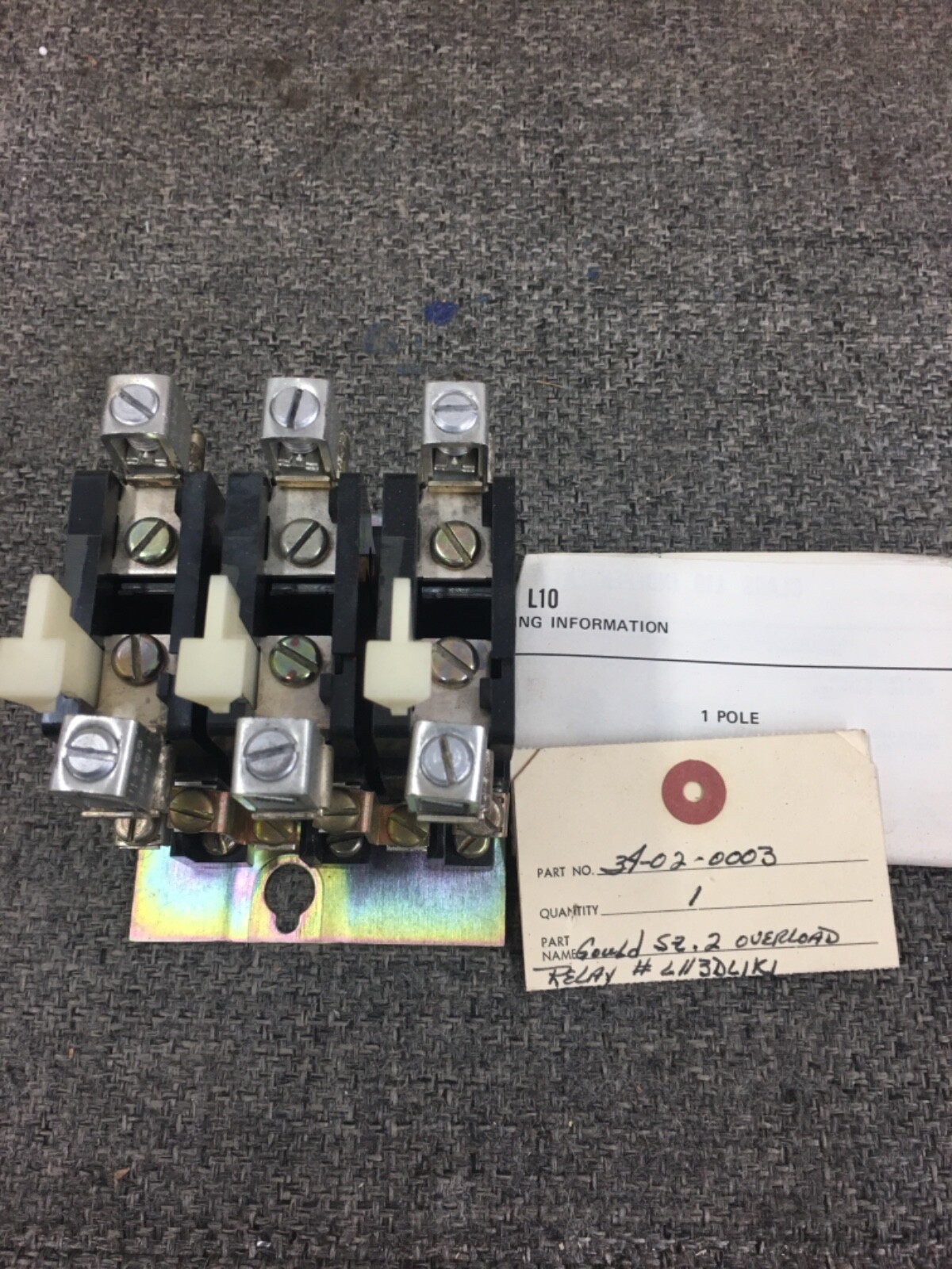 GOULD L113DL1, size 2 overload , (bin2)