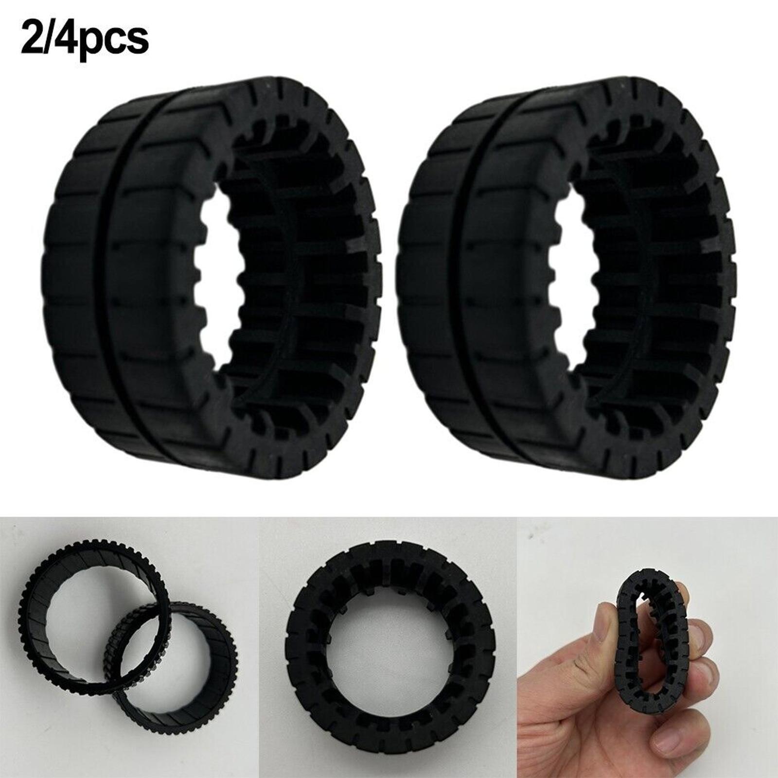 2PCS Durable Replacement Rubber Wheel Tires Cover For iRobot Braava Jet M6 d