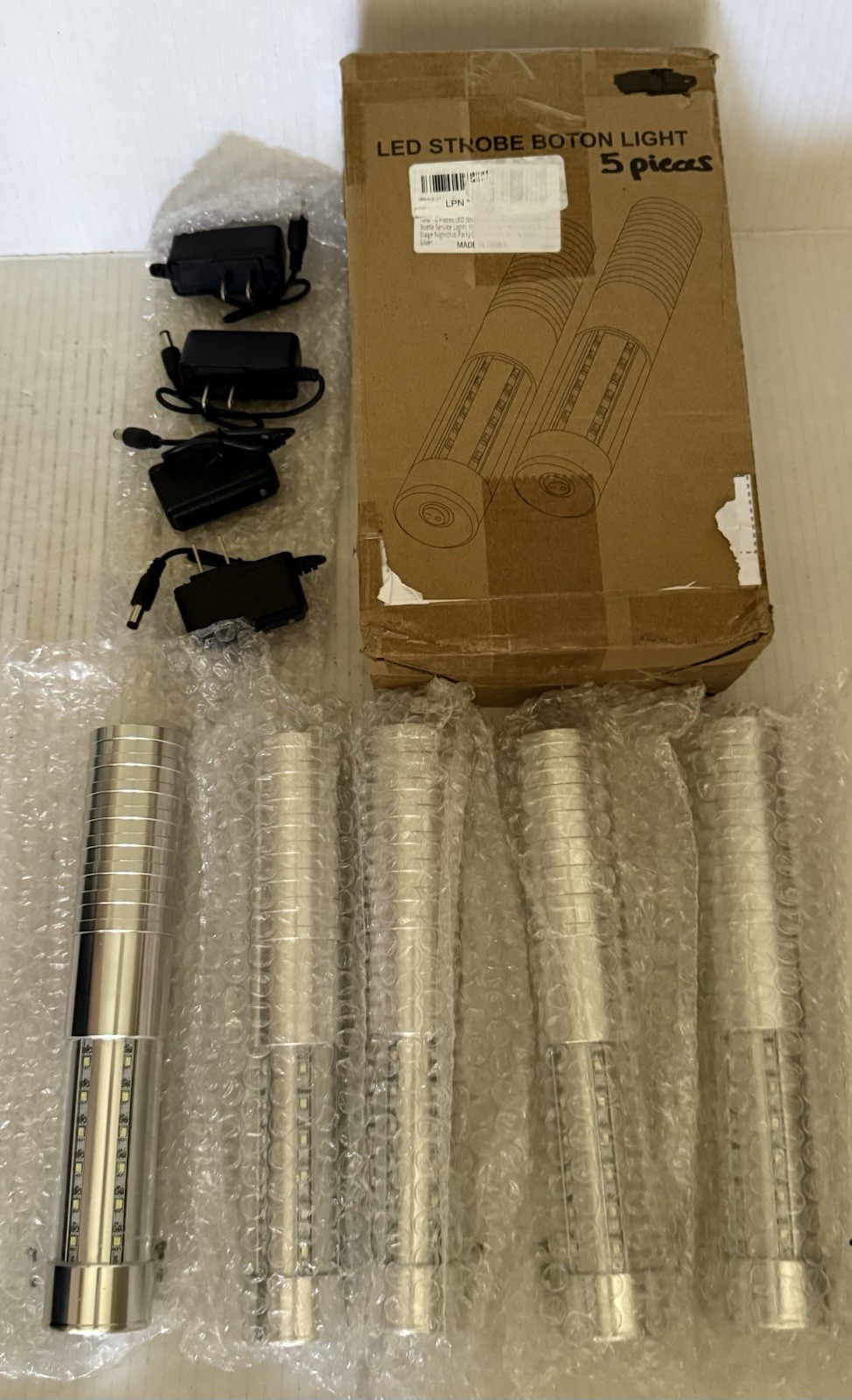 Handheld Rechargeable LED Strobe Baton Lights