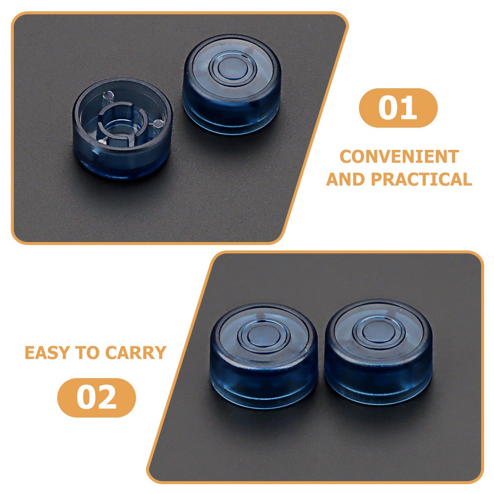 2 Pcs Plastic Effect Pedal Protection Cap Toppers Guitar Effects