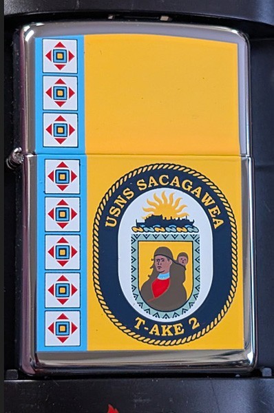USNS Sacagawea (T-AKE-2)  Zippo MIB  Polished Chrome 2008