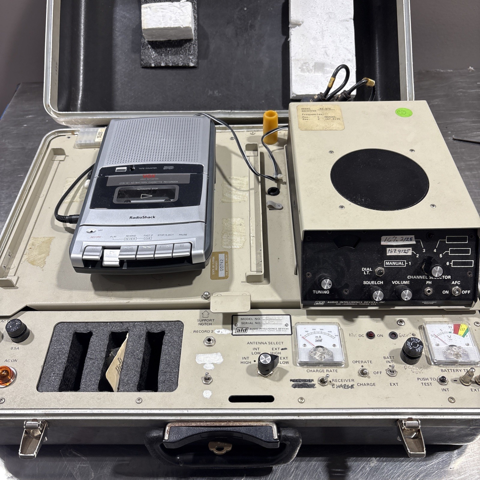 Audio Intelligence RX870-A Devices AID Unitel , Not Tested SOLD AS IS Parts