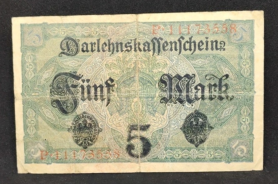 1917 Germany 5 Marks P11173558