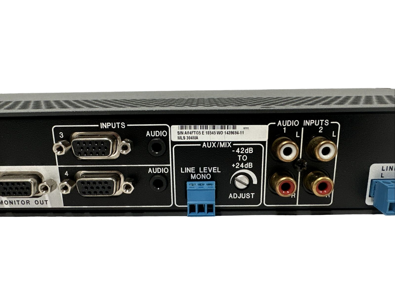 Extron MLS 304MA Media Link Switcher AV Switch 4 Input Rack Mount