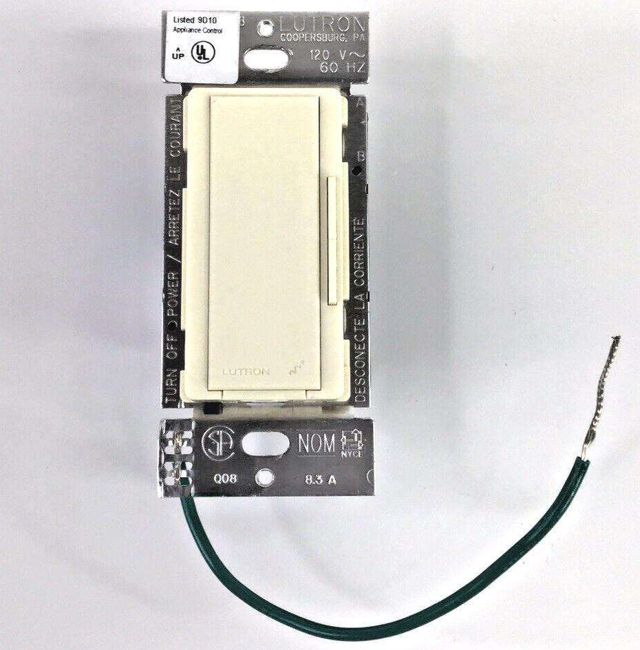 Lutron RA-AD-LA RadioRA (Light Almond) Accessory Dimmer Switch e263