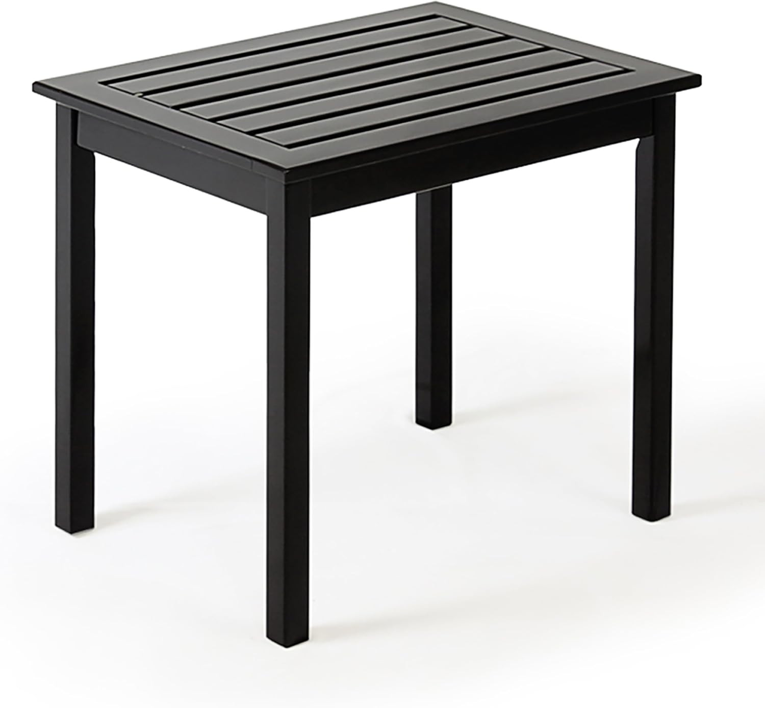 Bentley Solid Mahogany Outdoor Side Table – Weather-Resistant Patio End Table, O