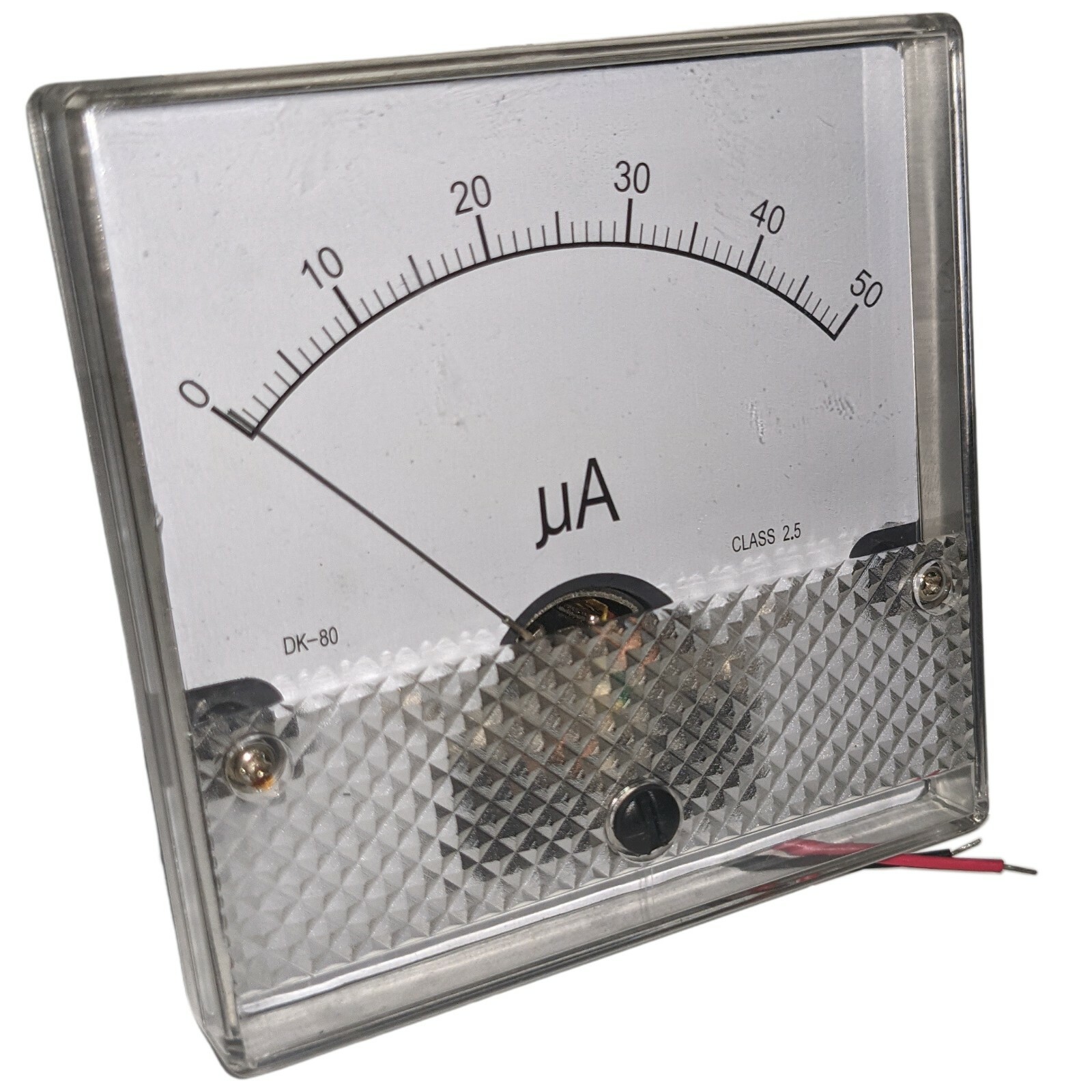 Ammeter DC 0-50µA Meter Movement, 1µA Resolution