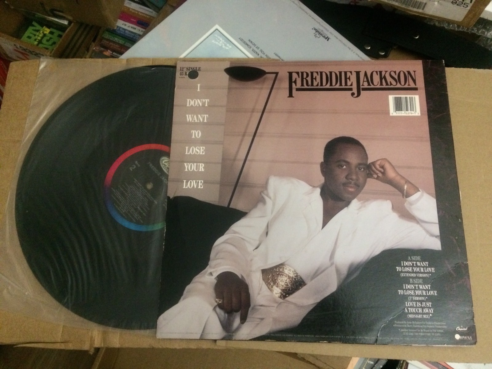 FREDDIE JACKSON I DON'T WANT TO LOSE YOUR LOVE PS V 12