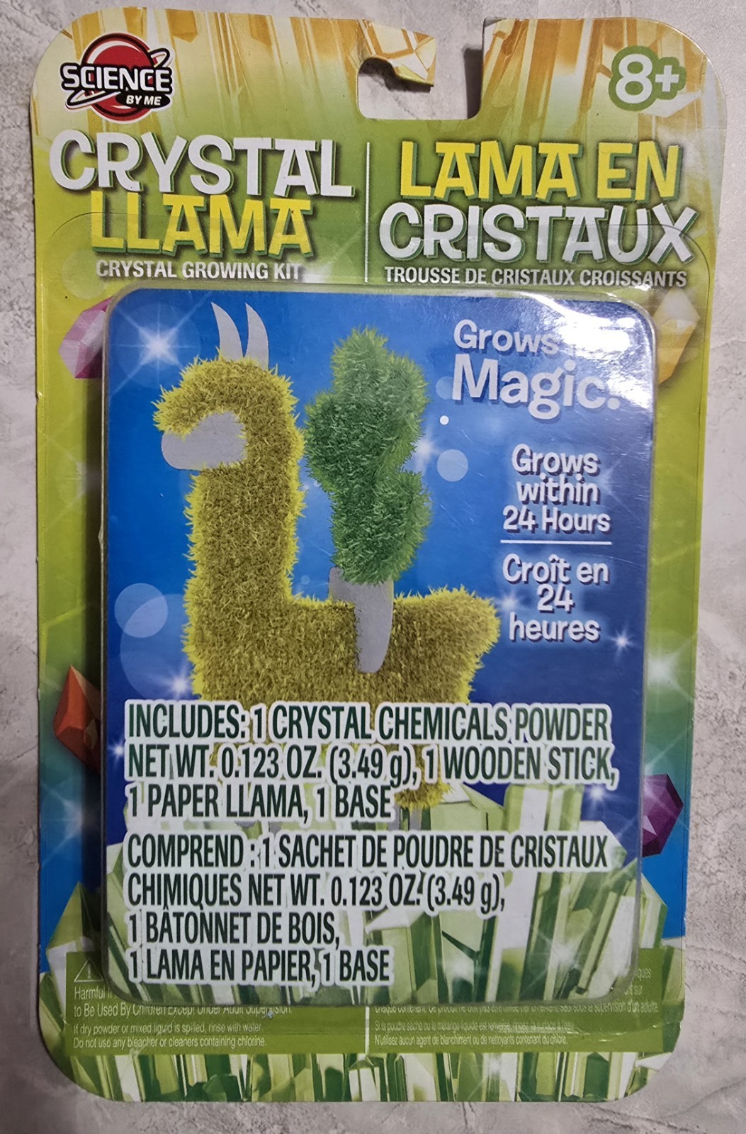 4 Pack Science By Me Crystal Grow Kits – Tree, Llama & Dragon