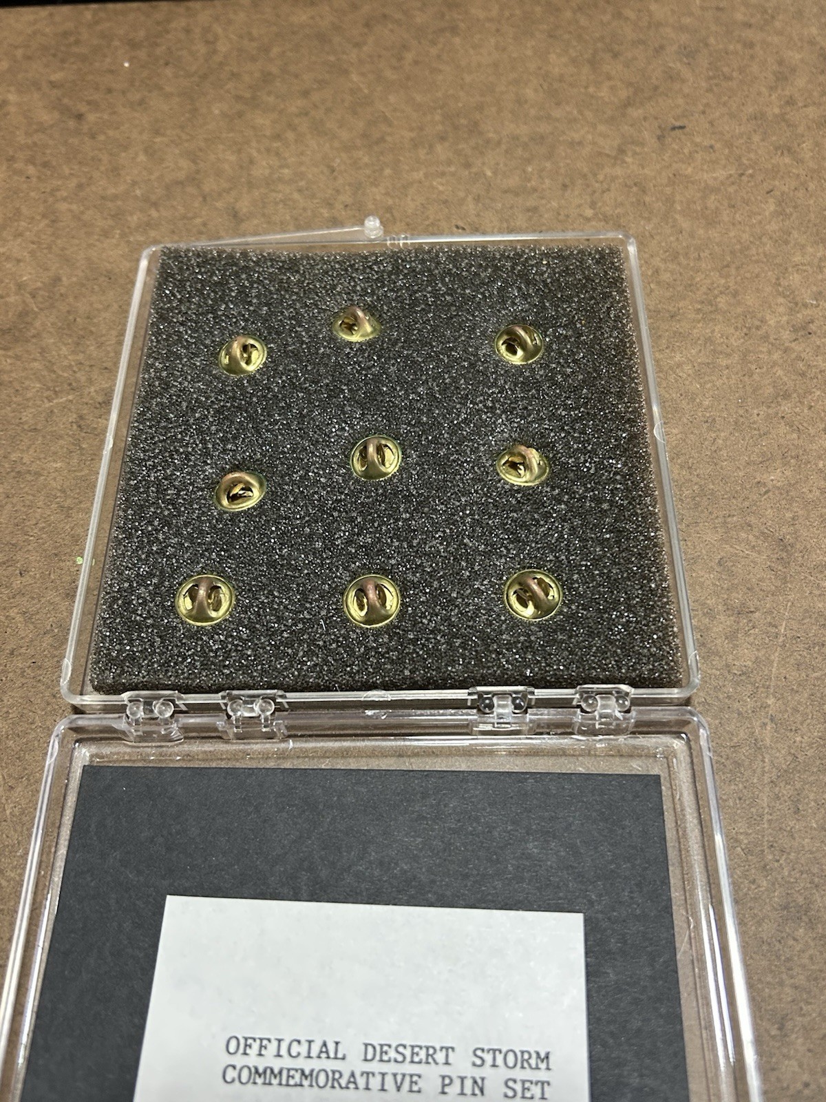 DESERT STORM COMMEMORATIVE PIN SET, 9 PINS 🔥🔥