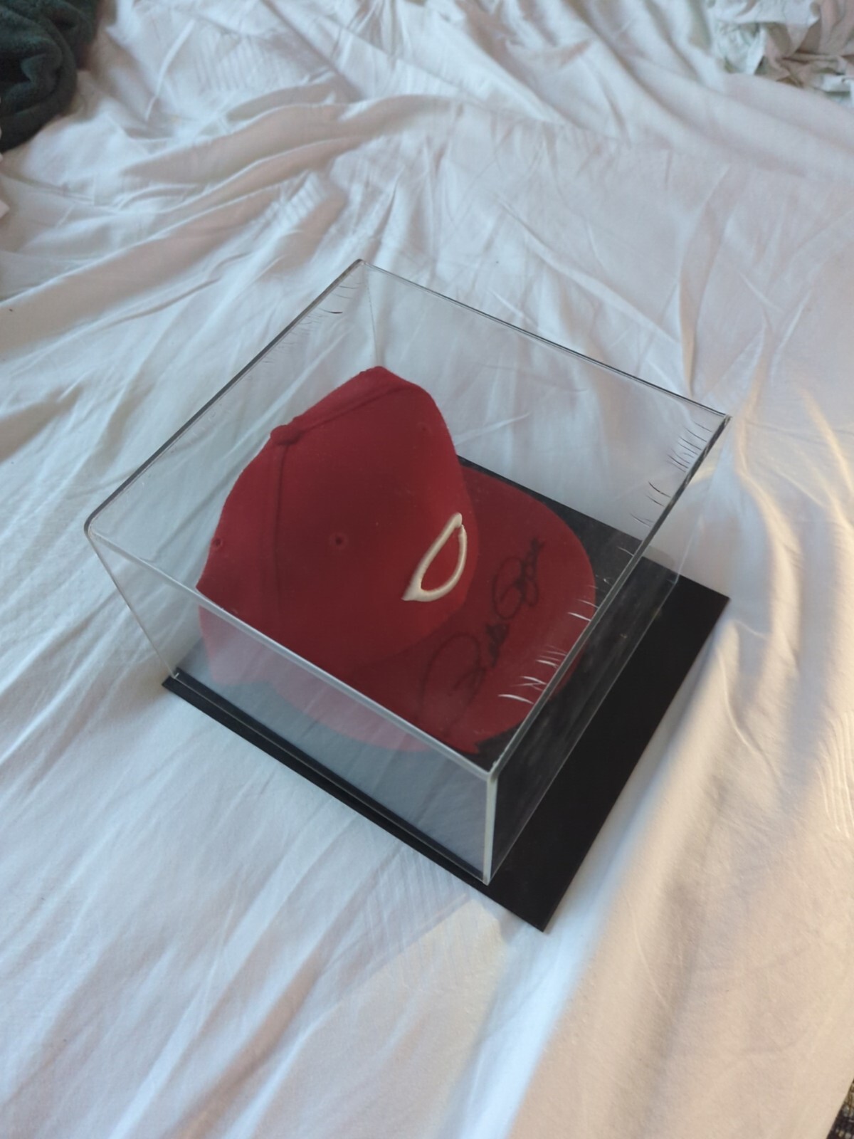 PETE ROSE AUTOGRAPH BASEBALL HAT