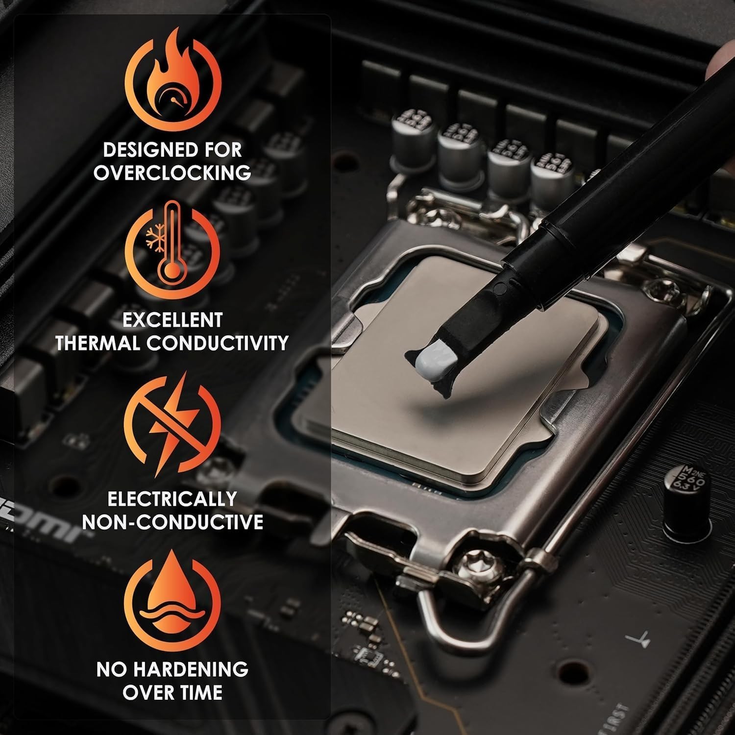 Thermal Grizzly Kryonaut CPU Thermal Paste - High Performance PC Thermal Paste K