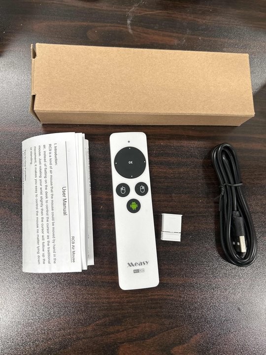 Measy RC9 2.4G Wireless Air Mouse With USB Receiver Gyroscope Air Fly OQDS