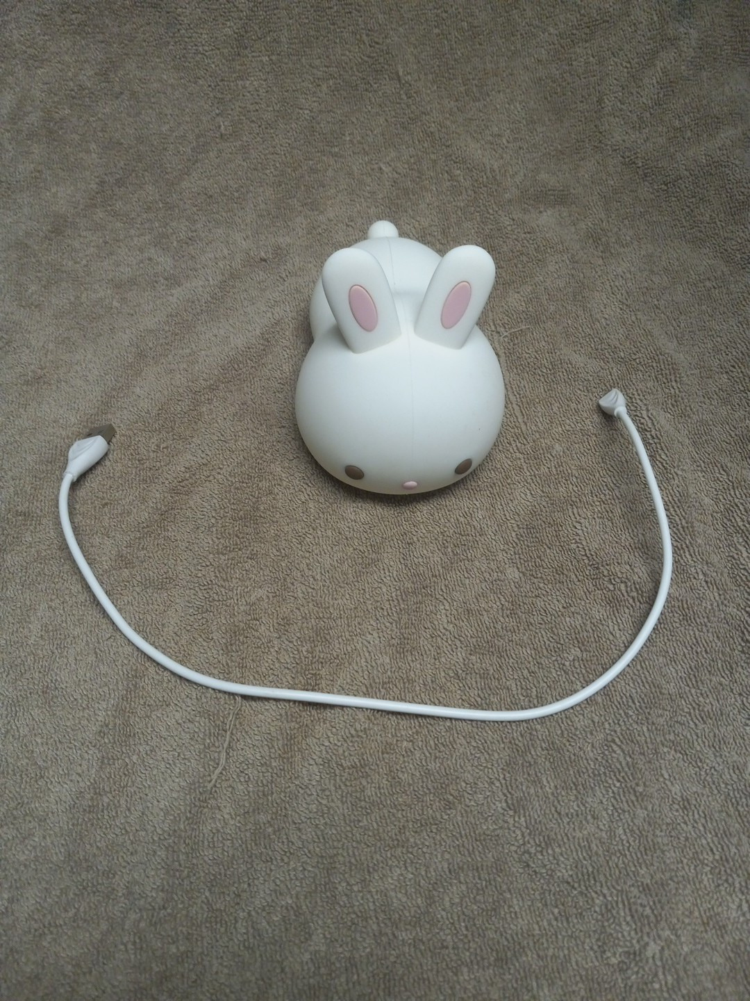 Night Light Bunny Light Rechargeable Tap To Change Colors Tested!