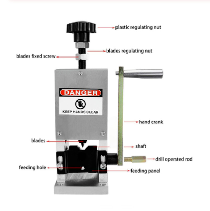 Premium Hand Operated Wire Crimping Peeling Tool for Cable Stripping & Crimping