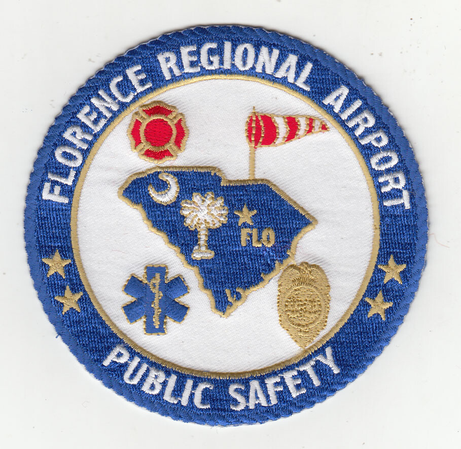 South Carolina Fire Dept Florence Regional Airport Public Safety Patch