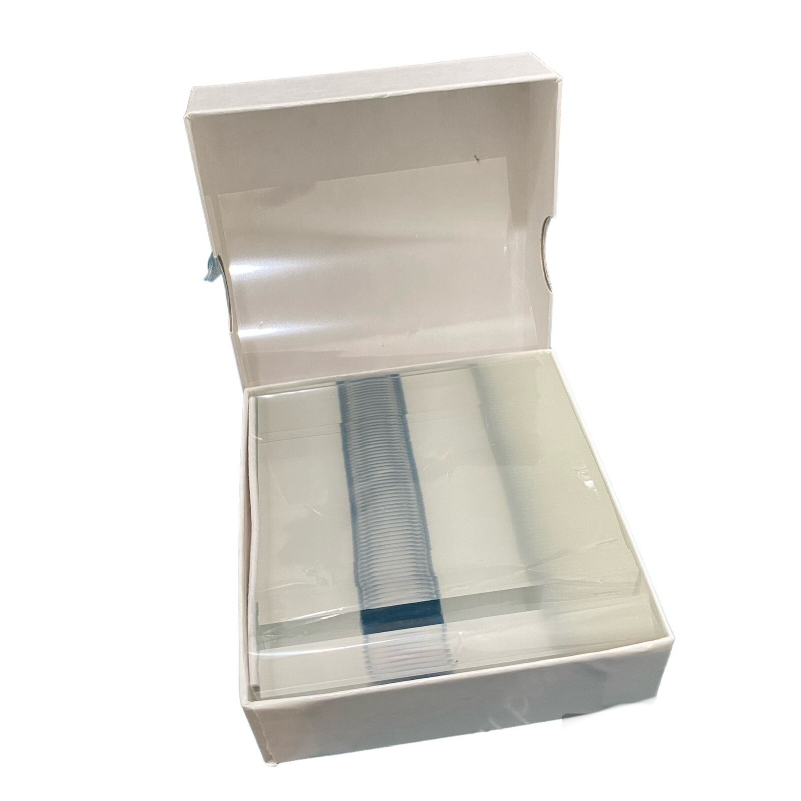 Cel-line Epredia White Frosted end & Blue Ring Microscope Slides, 72 Slides/box