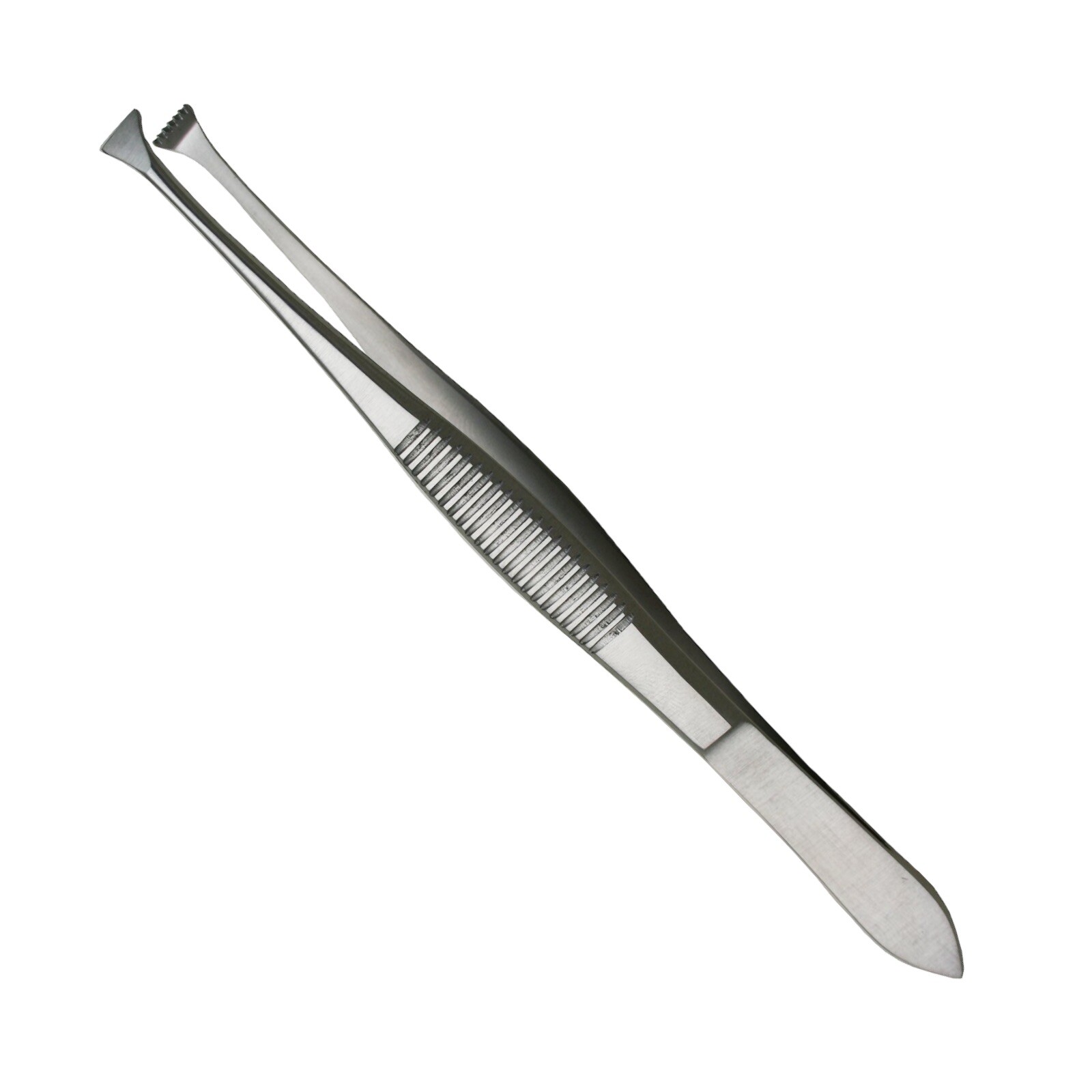 Graefe Tissue Fixation Forceps, 4.25", Standard 4.5 mm wide Jaws, Fine Teeth