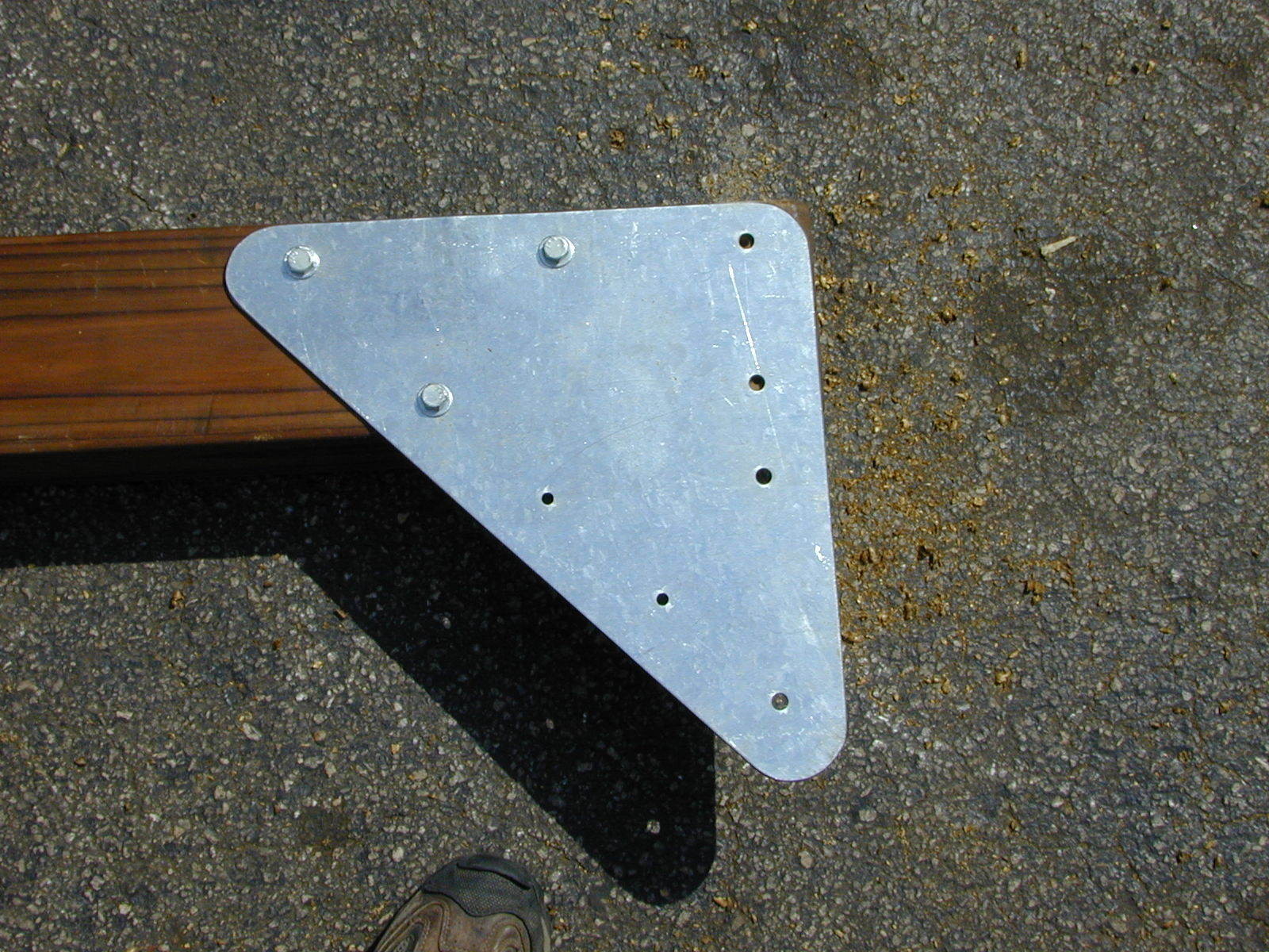Triangle Bracket 15" Swing Set Play set Playground Hardware backyard gungle gym
