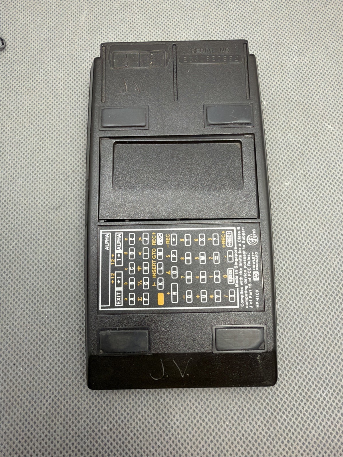HP-41CX Calculator, Half Nut Version, with Case, Good Condition, SN 20682
